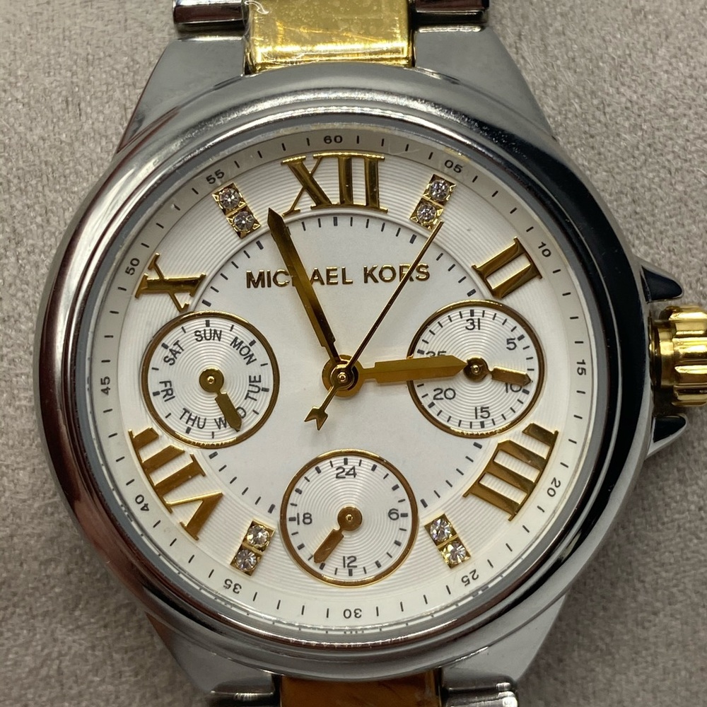 MICHAEL KORS CAMILLE TWO-TONE WATCH